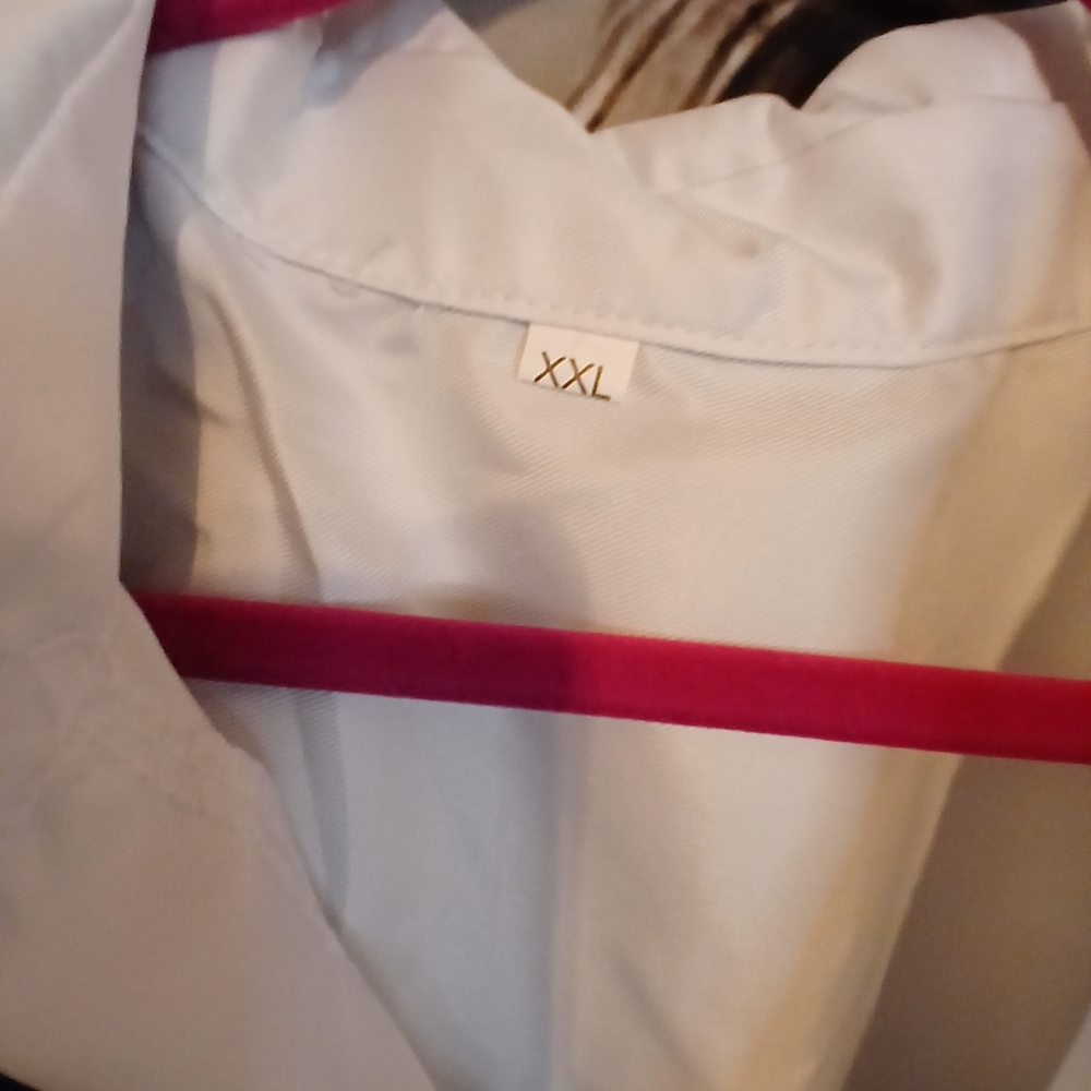 Royal Blue Women's Top with Gold Button Accents - Picture 5 of 9